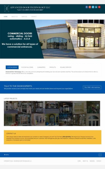 Advanced Door Technology LLC Joomla Website