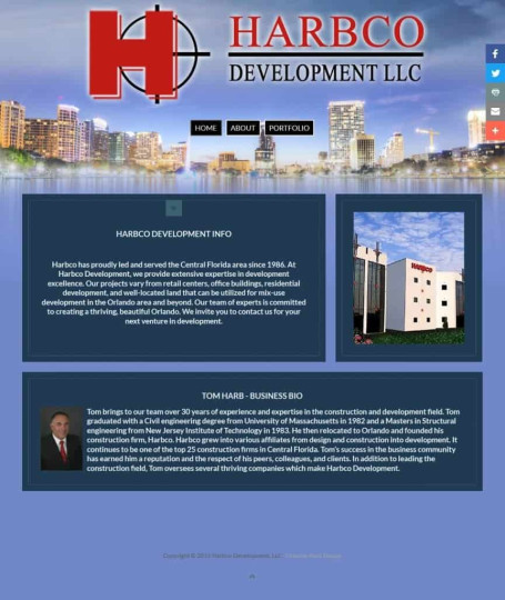 Harbco Development LLC Joomla Website